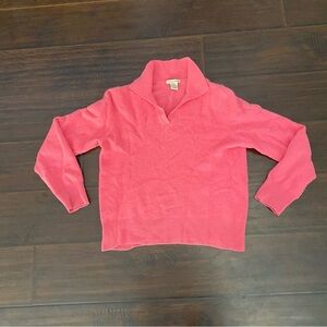 Vertical design 100% cashmere sweater women’s size L fits like M